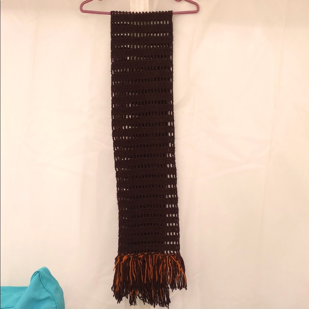🤎70s Crochet Scarf🧶